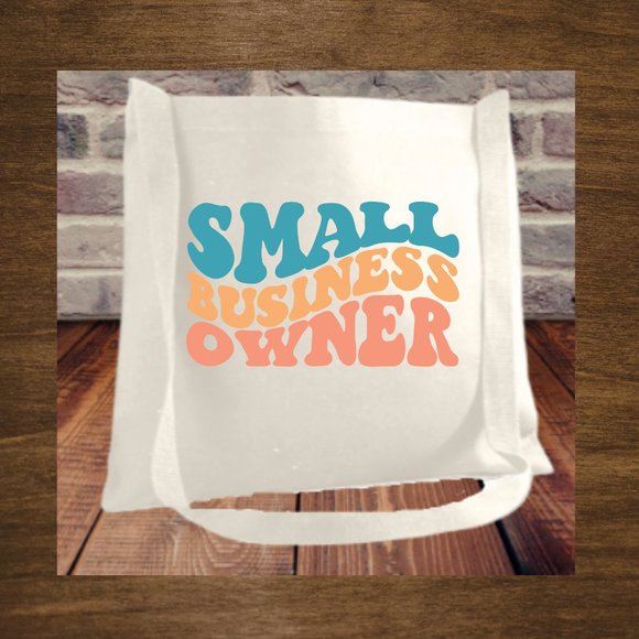 Small Business Owned Crossbody Messenger Canvas Tote Bag with Long Straps - Picture 4 of 4